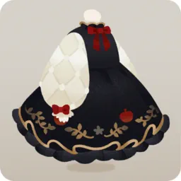 可憐な林檎のワンピース・紺