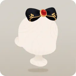 可憐な装飾リボン・紺