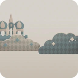 マリオネットシアターの書き割り