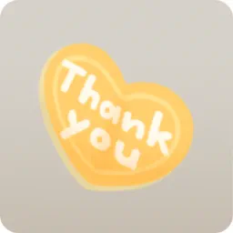 ミニハート・Thank you