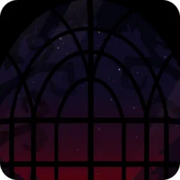 王妃の部屋から見える夜空