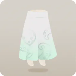 タコロングボトムス・白