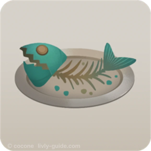 謎の深海魚の骨