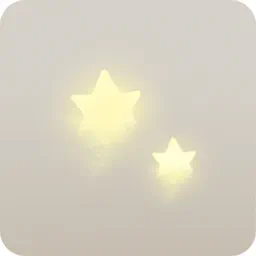 落ちた流れ星が二つ