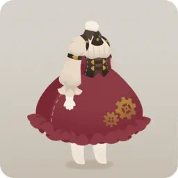 乗客用のワンピース・赤