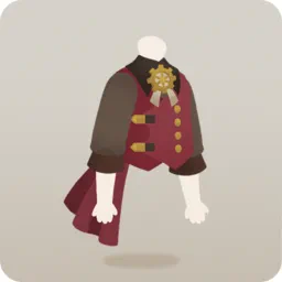 乗客用のベスト・赤