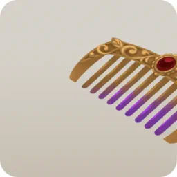 毒が塗り込まれた櫛