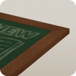 オススメが書かれた黒板