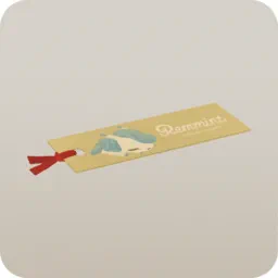 レミントモチーフの栞