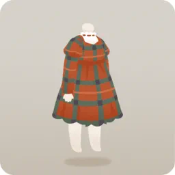 レトロチェックワンピース