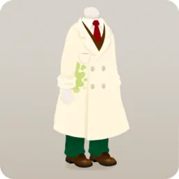 憧れの人の白衣姿