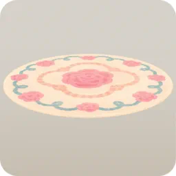 ラウンドマット・フラワー