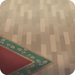 カーペットが敷かれたフローリング