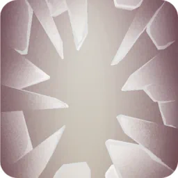 ひび割れた鏡フィルター