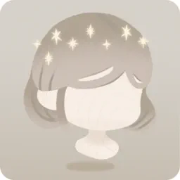 輝くベージュヘア