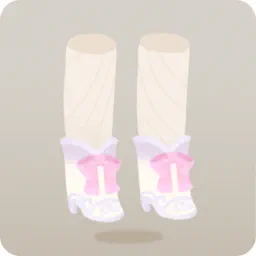 シルバーリボンブーツ