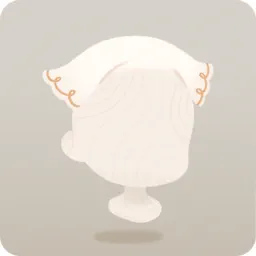 シンプルな頭巾