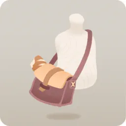 素朴なショルダーバッグ