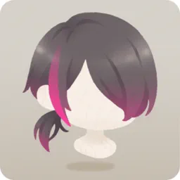 ふんわりブラウンメッシュヘア