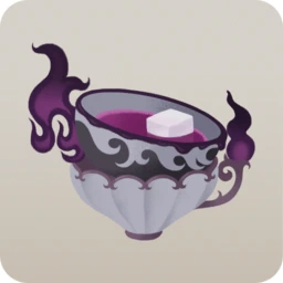 静かな夜のお茶会のティーカップ