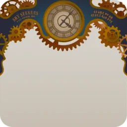 駅の大時計・上部