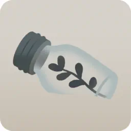 地面に埋まった小瓶