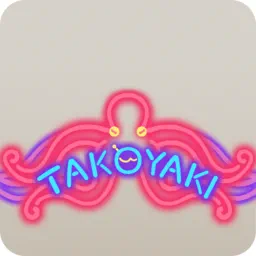 TAKOYAKIロゴネオン