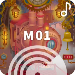 ♪蒸気に包まれた紅き列車