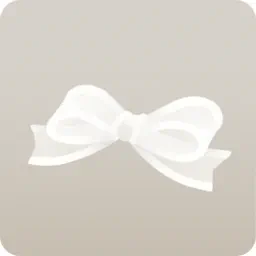 小さなチュールリボン