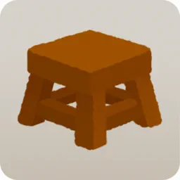 小さな木製の椅子