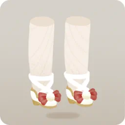 ホワイトクリスマスパンプス