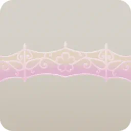 アイアンの白い柵・奥