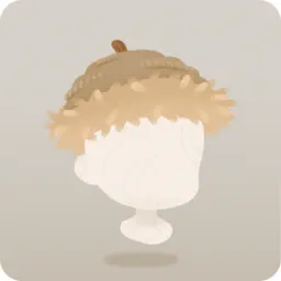 毛糸のドングリ帽子