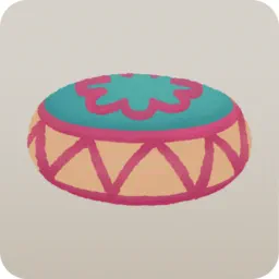 織り模様のクッション